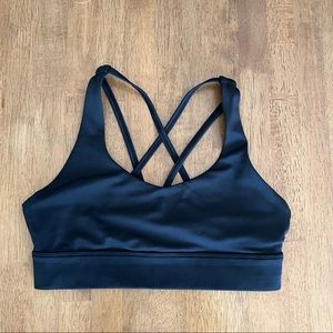 ZYIA active—Black Light n Tight Strappy Bra